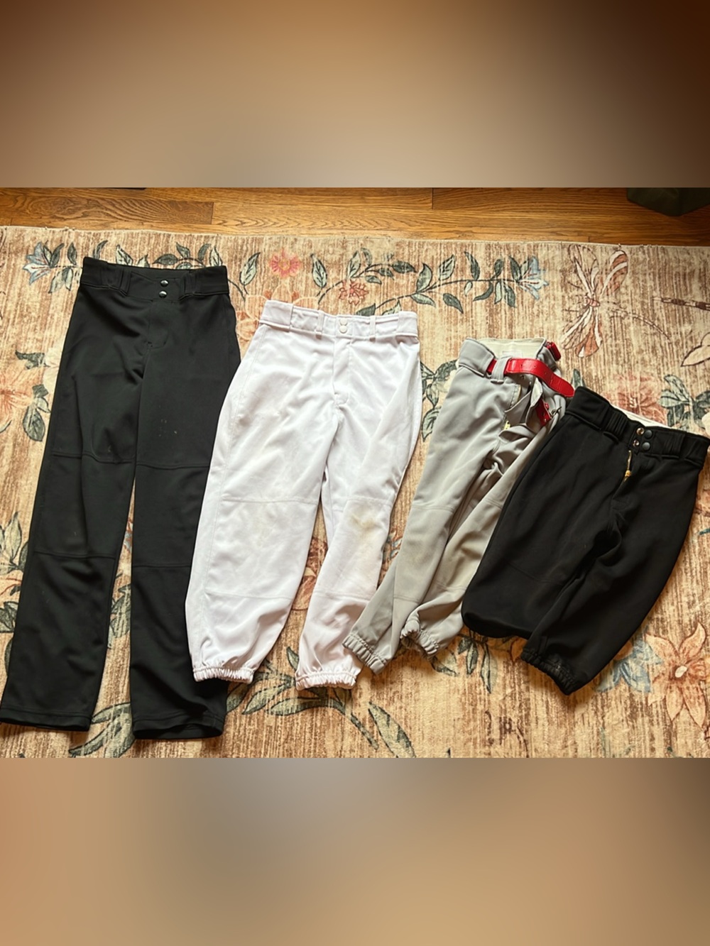 Baseball Pants Bundle - Black, White, & Gray